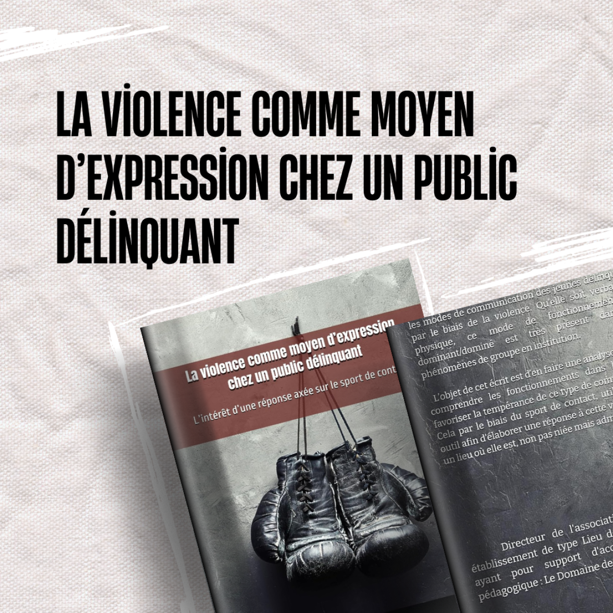 La violence comme moyen d’expression chez un public délinquant