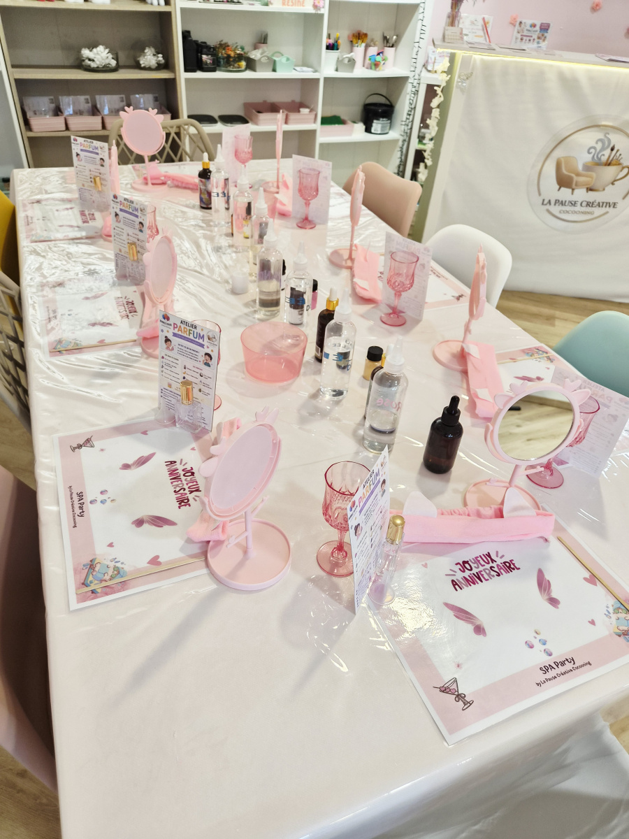 Formule Spa Party
Création de Parfum