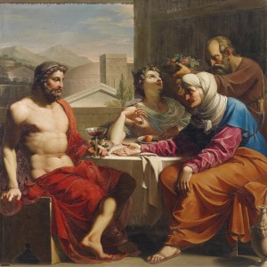 Zeus et Hermès chez Philémon et Baucis – Andrea Appiani