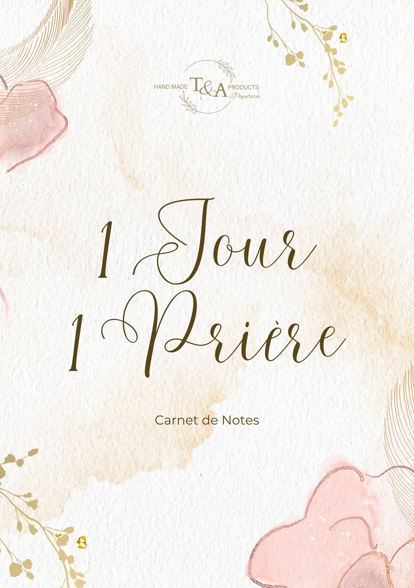 Couverture du carnet 1 Jour 1 Prière — Carnet de notes