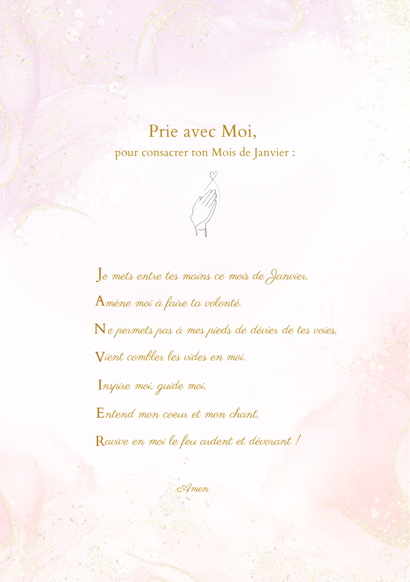 Page intérieure du planner Femme tu es ce que Dieu dit que tu es